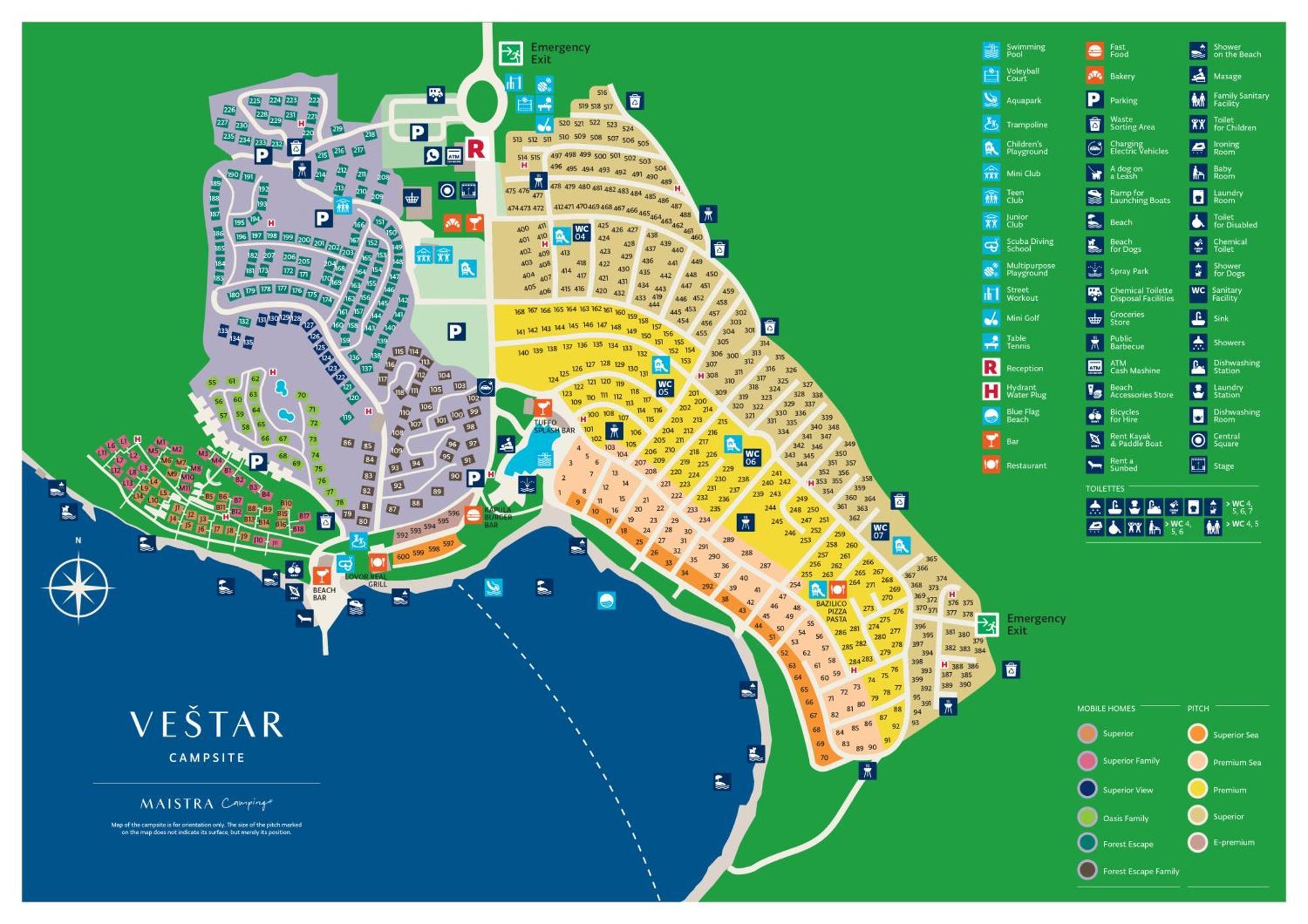 Maistra Camping Vestar Pitches Ровинь Экстерьер фото
